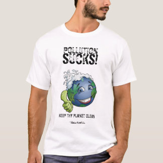 T-shirt La pollution suce !
