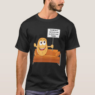 T-shirt La pomme de terre ne me parle pas