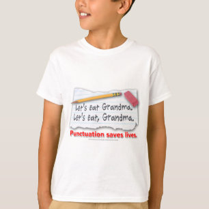 T-shirt La ponctuation sauve les vies