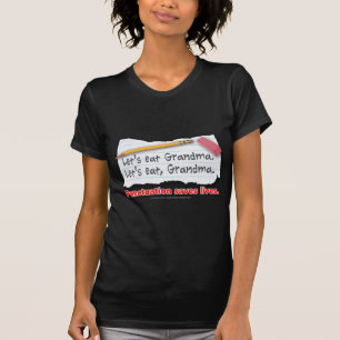 T-shirt La ponctuation sauve les vies