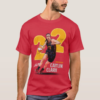 T-shirt la pose de balle de dribble avec 22 arrière-plans