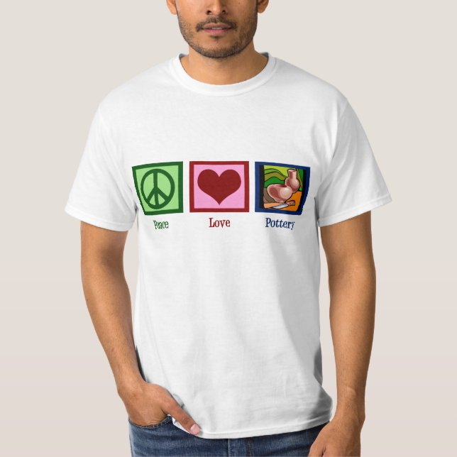 T-shirt La poterie de l'amour pour la paix (Devant)