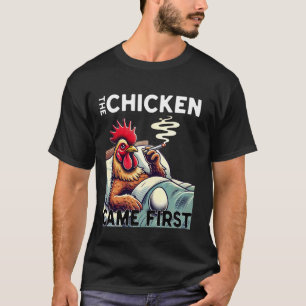 T-shirt La poule est venue en premier
