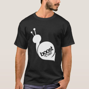 T-shirt La poussée vous obtient étendus - l'escargot bla