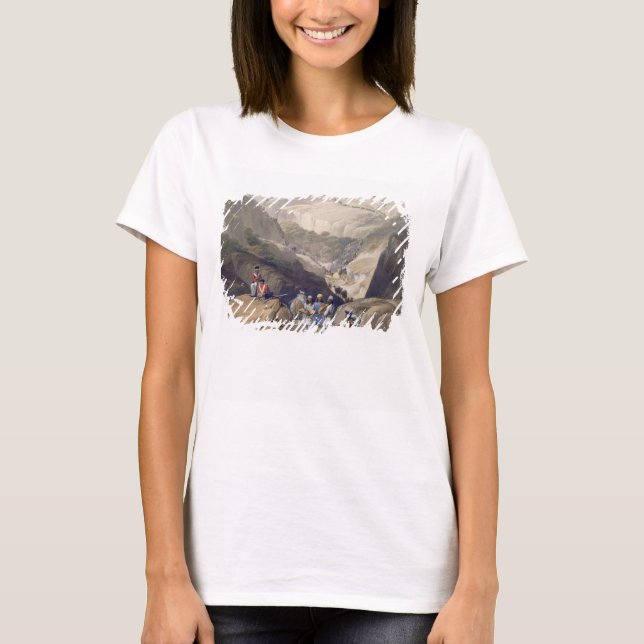 T-shirt La première descente à travers le col Koojah, de ' (Devant)