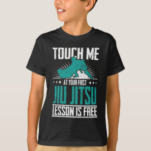 T-shirt La première leçon de Jiu Jitsu est librement BJJ