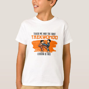 T-shirt la première leçon de taekwondo est gratuite