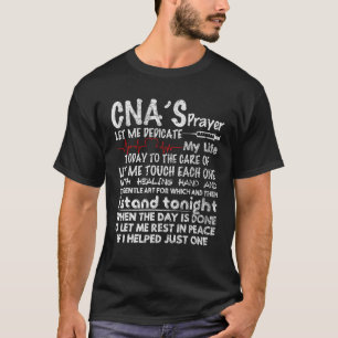 T-shirt La prière de CNA CNA T Shirt pour CNA Nurse