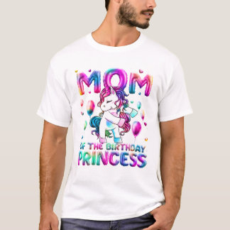 T-shirt la princesse d'anniversaire