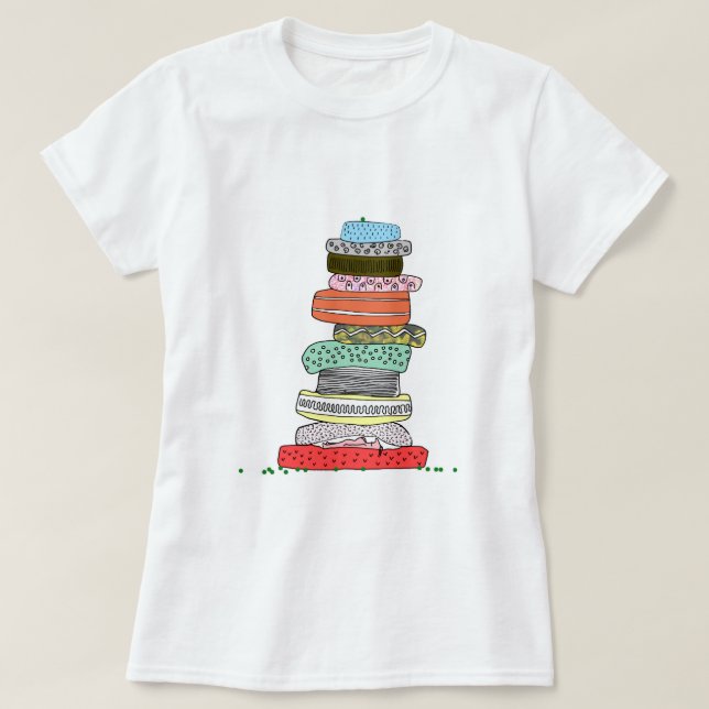 T-shirt La princesse et le pois (Design devant)