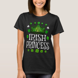 T-shirt La princesse irlandaise St Patrick's Day Shamrock