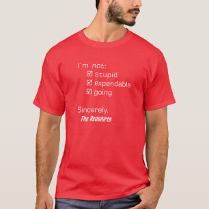 T-shirt La proclamation de Redshirt