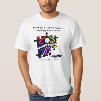 T-shirt La promenade maintenant pour l'autisme parle