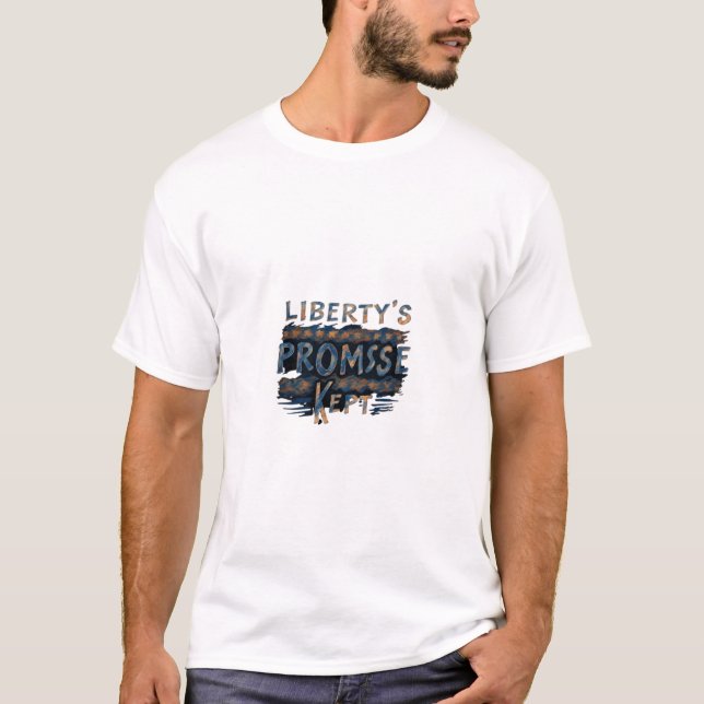 T-shirt La promesse de la liberté gardée (Devant)