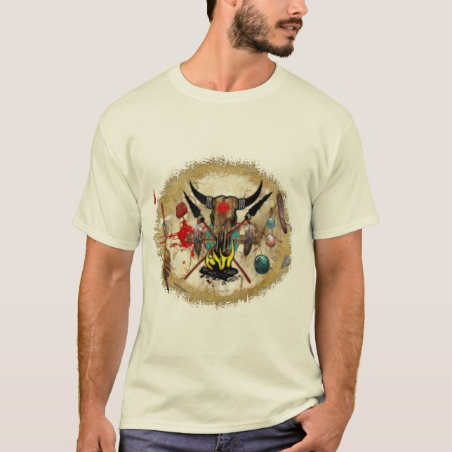 T-shirt La promesse de l'art amérindien (Devant)
