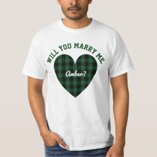 T-shirt La proposition de mariage personnalisée   vous