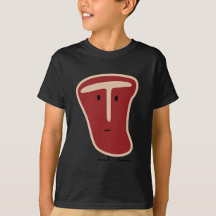 T-shirt La protéine de viande de bifteck à l'os a grill
