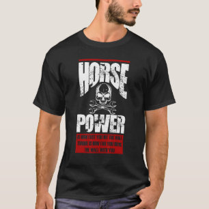T-shirt La puissance est la vitesse à laquelle vous heurte