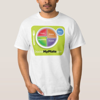 T-shirt La pyramide alimentaire 2011 choisissent ma
