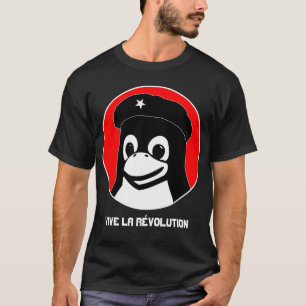 T-shirt La RÃ©volution de Tux Guevara (foncé) - Vive