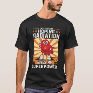 T-shirt La radiation De Cochon Me Donne Superpuissance Ney
