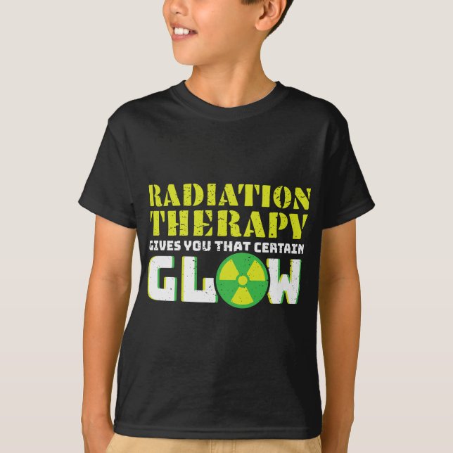 T-shirt La Radiothérapie Vous Donne Cette Certaine Luminos (Devant)