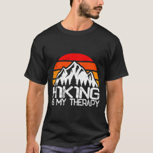 T-shirt La randonnée est une thérapie drôle randonnée camp