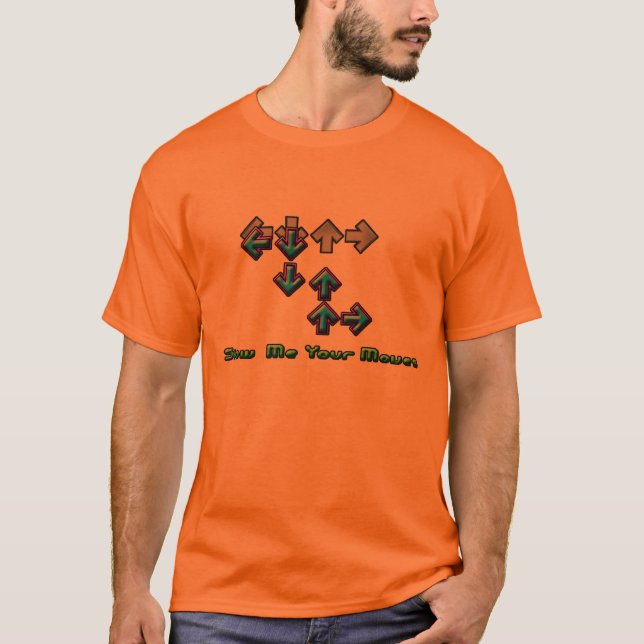T-shirt La RDA orange (Devant)