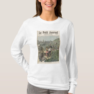 T-shirt La récolte de vin