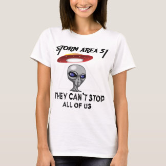 T-shirt La région 51 de tempête ils ne peuvent pas arrêter