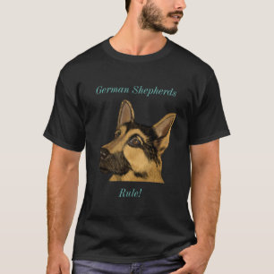 T-shirt La règle de berger allemand !