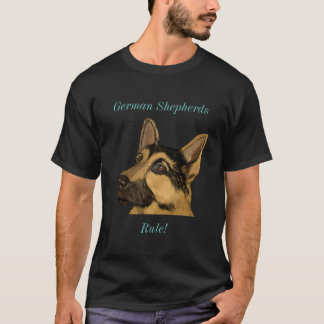 T-shirt La règle de berger allemand !