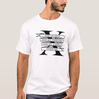 T-shirt La règle, piquent pour toujours