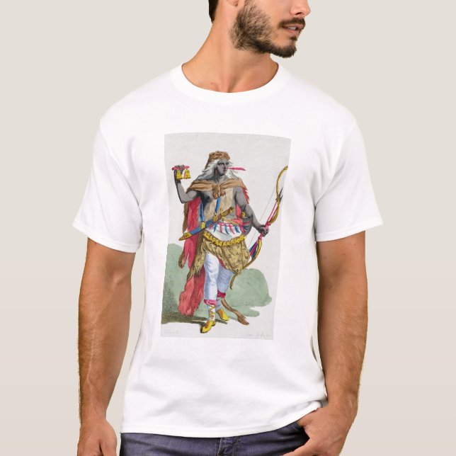 T-shirt La Reine Anna Nzinga (1583-1663), de 'DES E de (Devant)