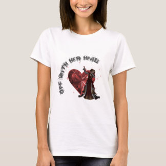 T-shirt La Reine des coeurs - avec sa tête