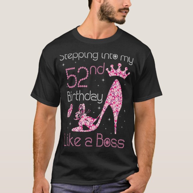 T-shirt La Reine Entrant Dans Mon 52e Anniversaire Comme U (Devant)