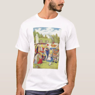 T-shirt La reine est venue ! Et n'est pas elle fâchée. "
