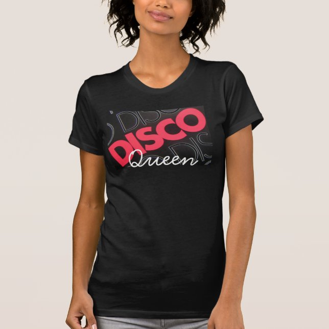 T-shirt La Reine hippie de disco de manie mignonne (Devant)
