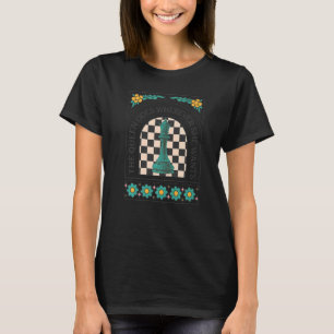 T-shirt La reine va où elle veut des échecs