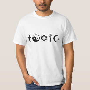 T-shirt La religion est libre penseur toxique