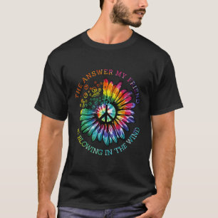 T-shirt La Réponse Mon Ami A Soufflé Dans Le Quo De Fleur
