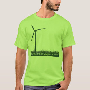 T-shirt La réponse souffle dans le vent
