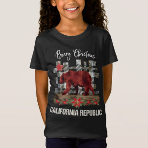 T-Shirt La République de la Californie de Noël de Beary