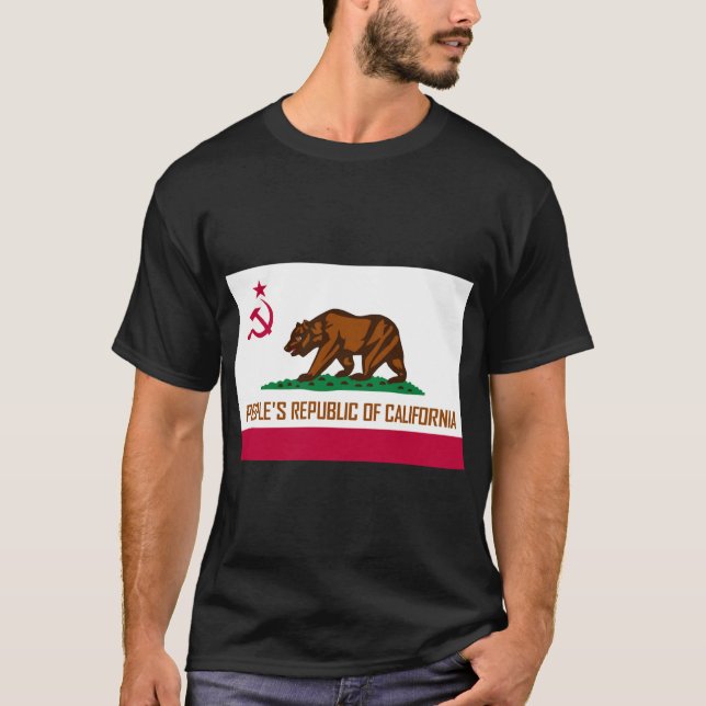 T-shirt La République populaire de la Californie (Devant)