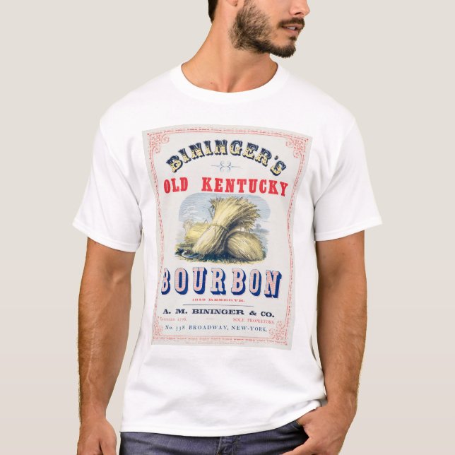 T-shirt La réserve du vieux Kentucky Bourbon 1849 de Binin (Devant)