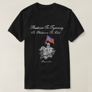 T-shirt La résistance à la tyrannie est obéissance à Dieu