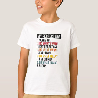 T-shirt La retraite de mon parti le jour idéal