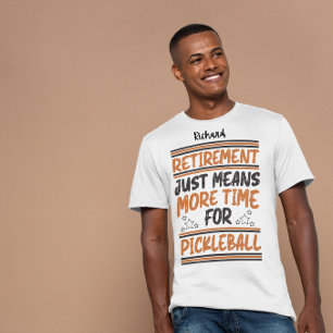 T-shirt La retraite signifie plus de temps pour éditer le