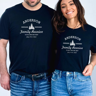 T-shirt La rétro Réunion de famille ou se déclenchent l