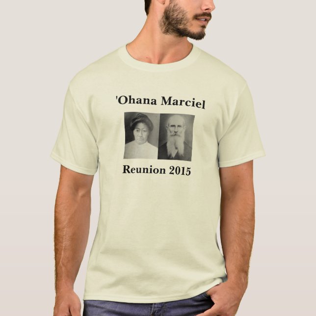 T-shirt La Réunion 2015 de Marciel : ʻOhana de Sr (Devant)